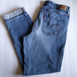 LEVIS JEANS. MID RISE SKINNY. SIZE 12